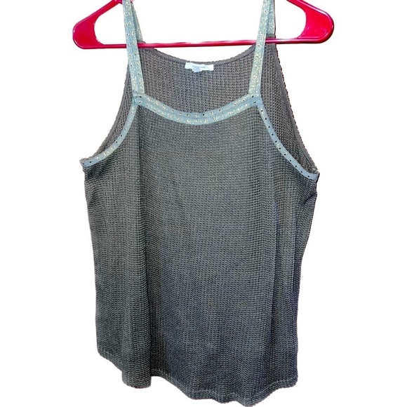 Maurices Tops - MAURICE’S Olive Green Crochet Top Size XXL